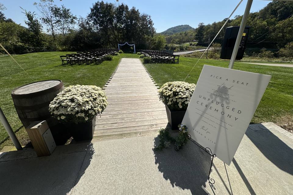 Multiple Ceremony Sites