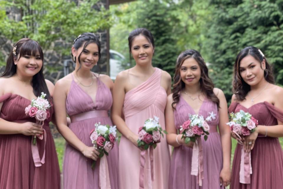 Bridesmaid photoshoot