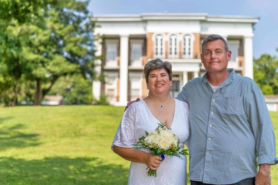 The happy couple