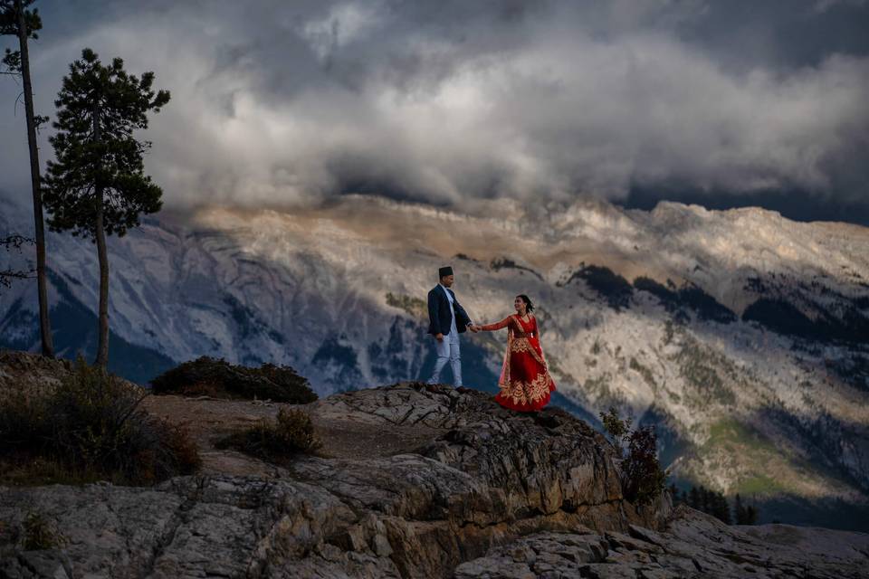 Mountain elopement