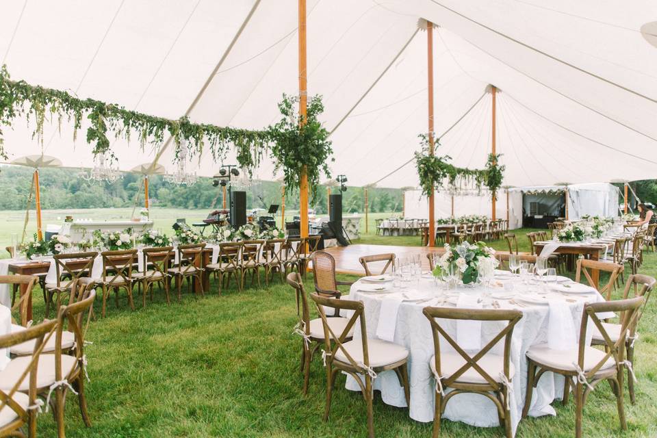 Front Lawn Tented Reception