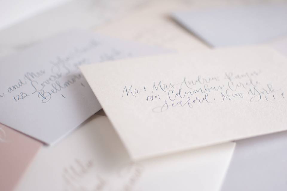 Calligraphy envelopes