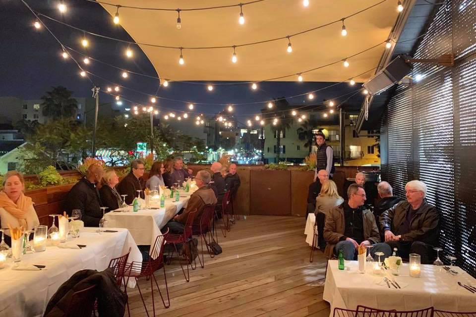 Rooftop dinner