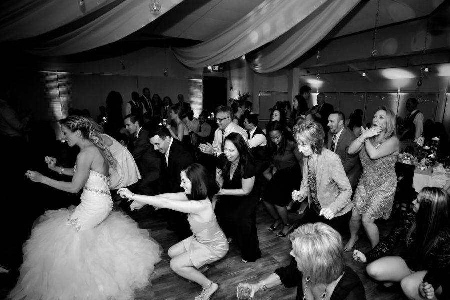 Wedding dance party