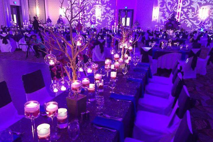 Reception lighting