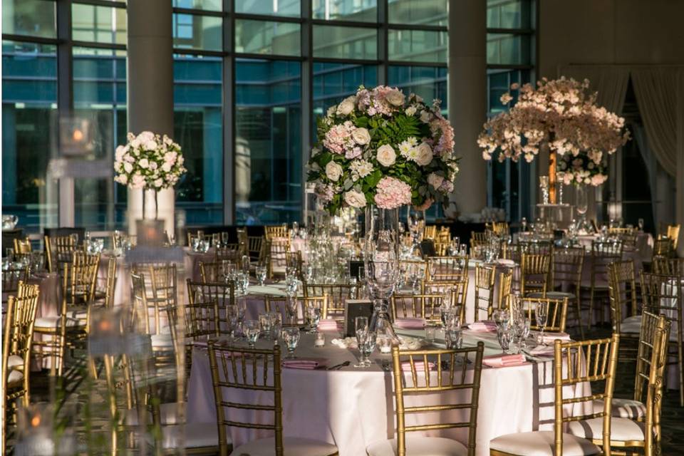 Reception decor