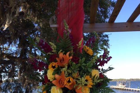 Fall arbor arrangement