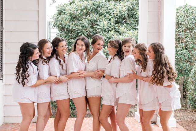 Beautiful wedding parties