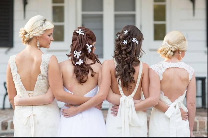 Beautiful wedding parties