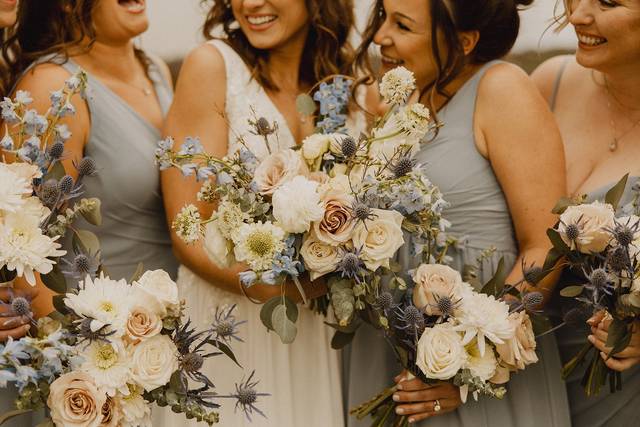 White Oriental Lilies with Cedar Accents - The Bouqs Co.