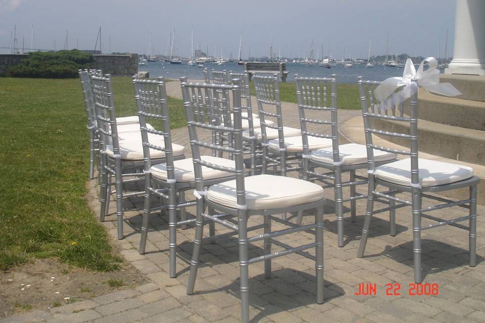 Silver chairs