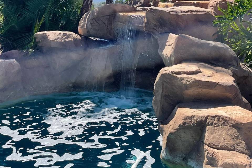 Waterfall Poolside