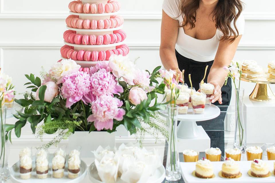Large Macaron Tower