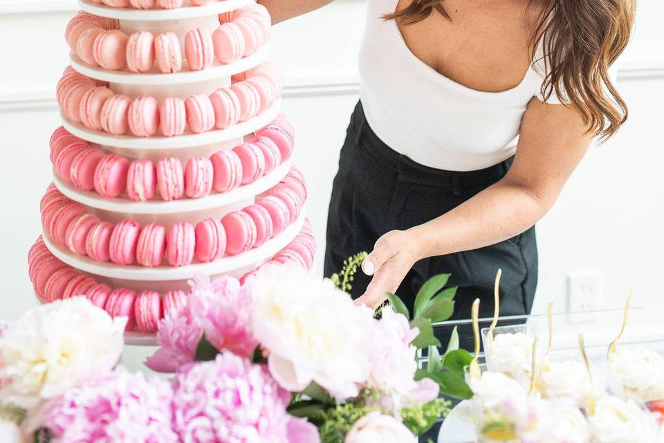 Large Macaron Tower