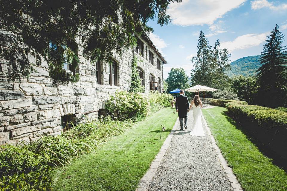 Castle walkway