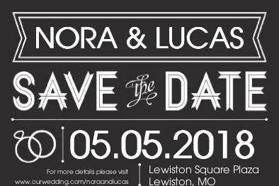 123Print Save the Date - Bride & Groom Billboard