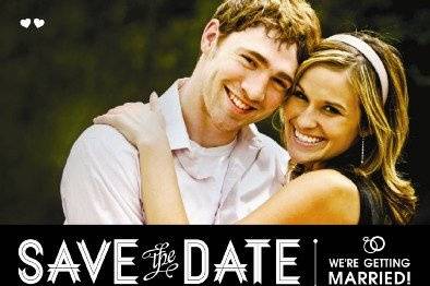 123Print Save the Date - Bride & Groom Billboard (with Photo)