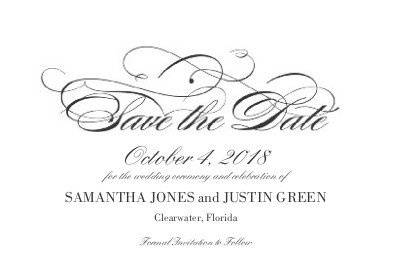 123Print Save the Date - Forever Flourish