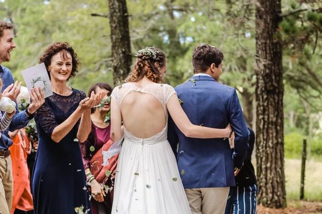 Bride & Groom leaving ceremony