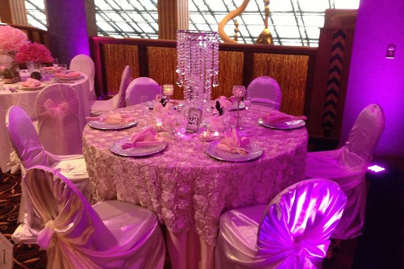 Crystal Chandelier Centerpiece