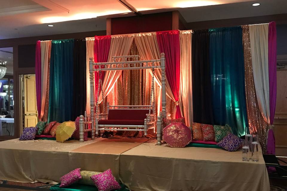 Mehndi Stage Decor -