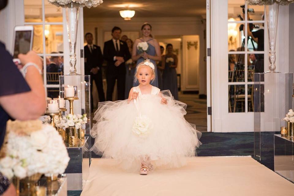 Flower girl entrance