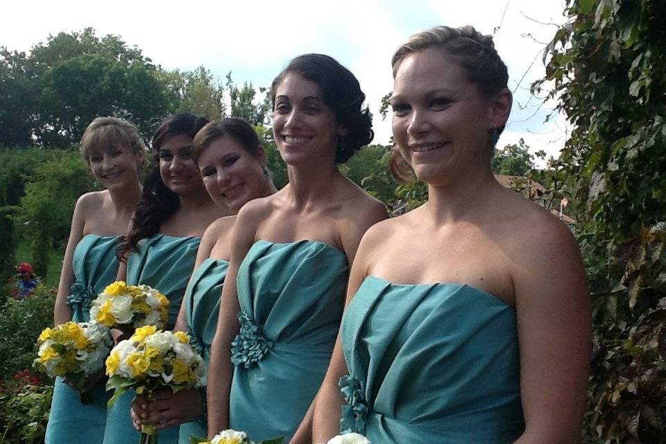 The bridesmaids