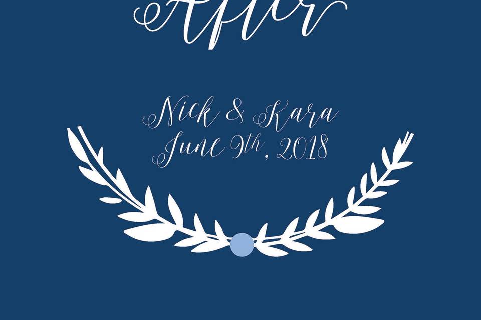 Wedding poster