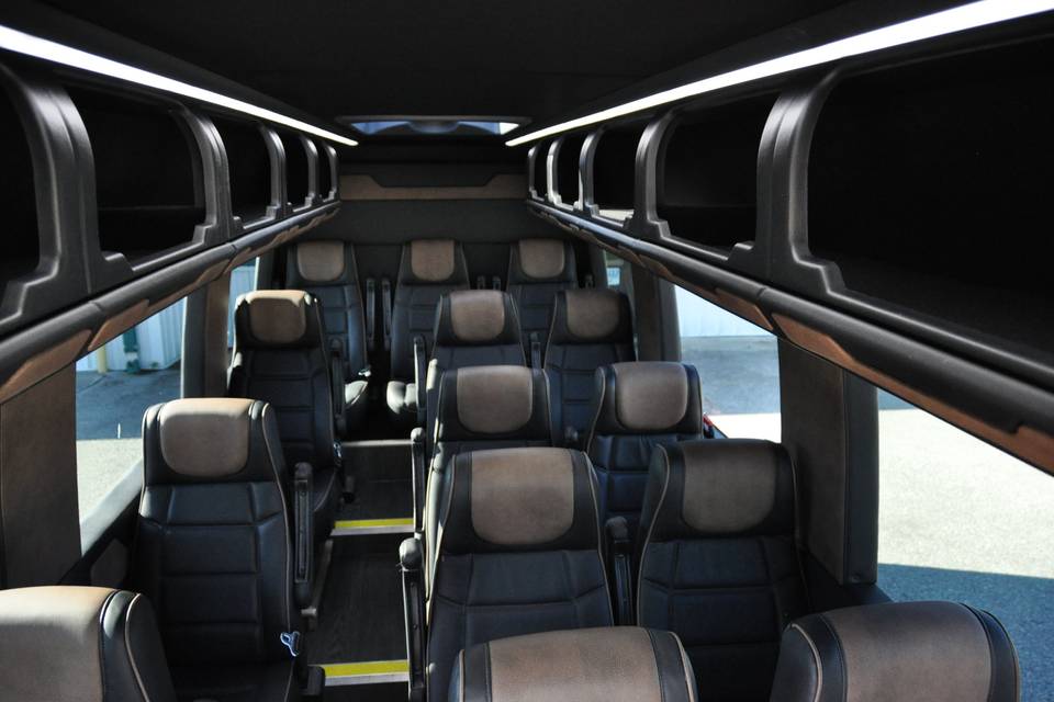 Inside of Luxury Van
