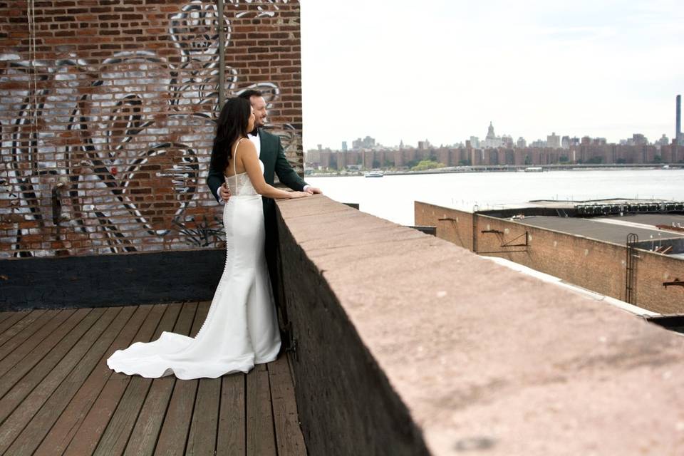 Brooklyn Wedding City View 2