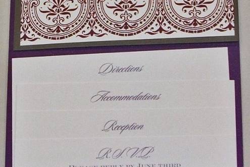 Wedding invitation