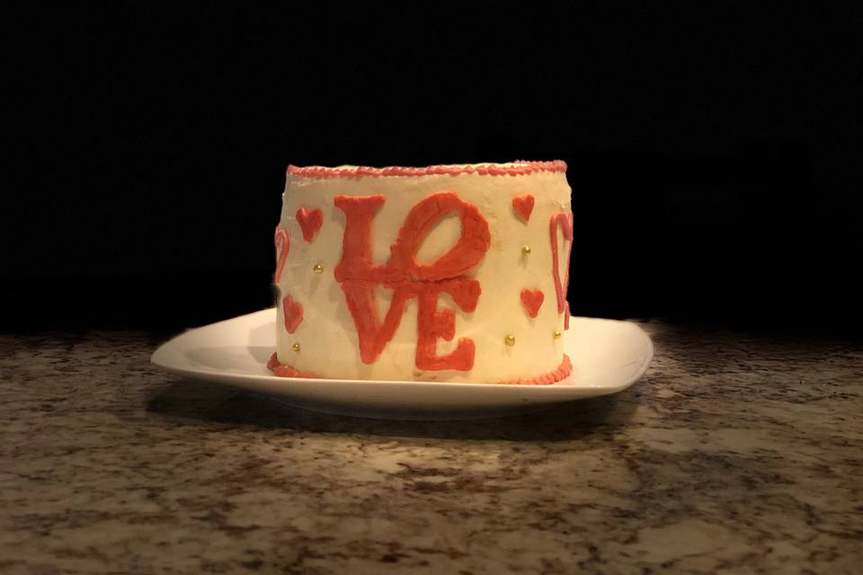 Engagement cake