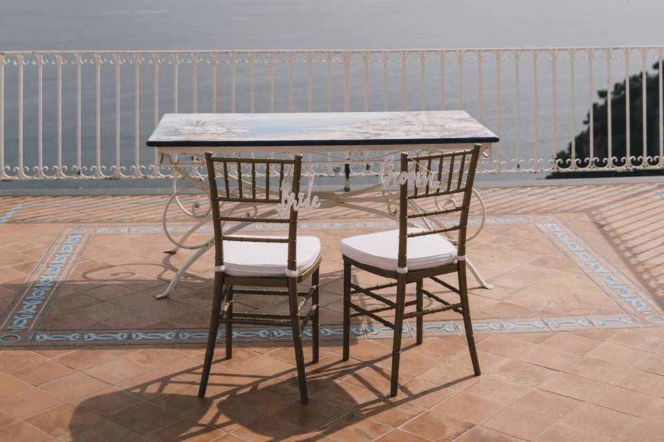 Positano wedding chairs