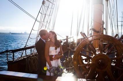 Boat wedding