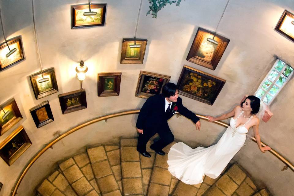 Staircase photo session