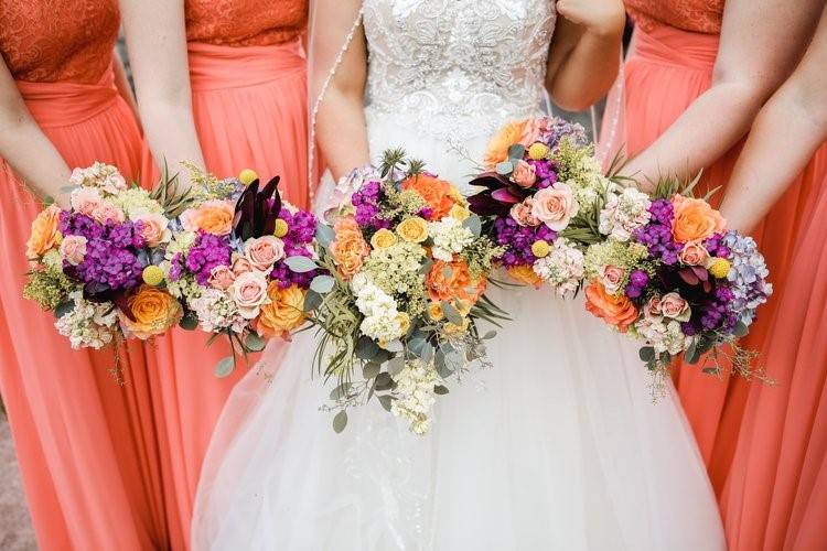 Bridal party flowers