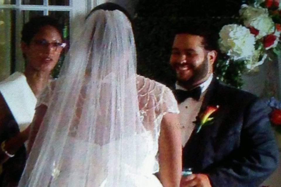One of the most touching moments I've shared as an officiant was the 