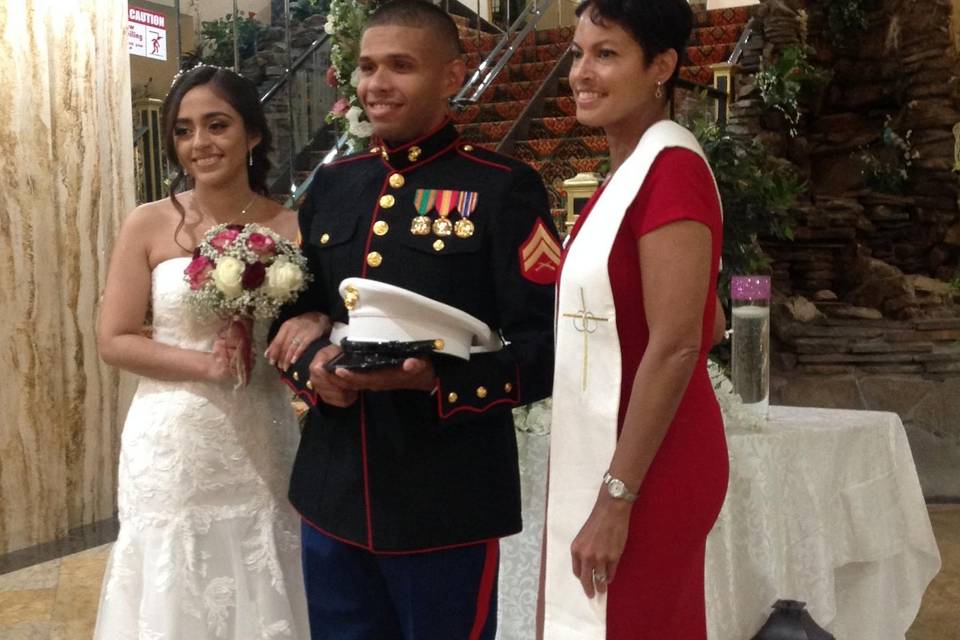 My first military couple!