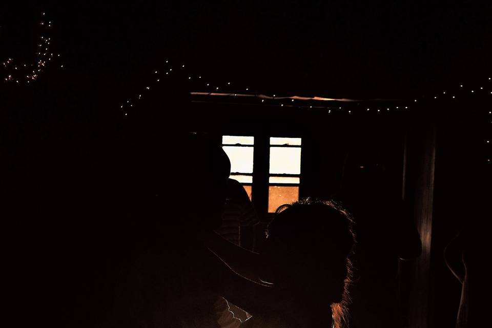 The dance silhouette