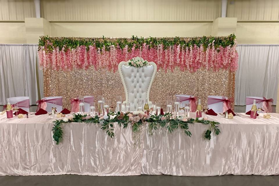 Quinceañera Head Table