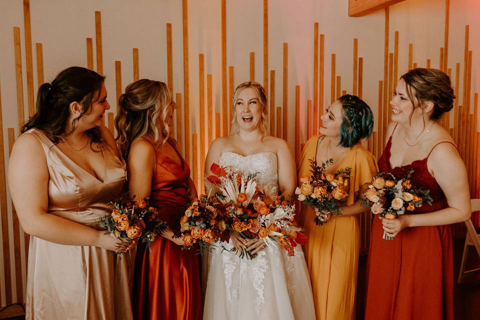 Bridesmaids bouquets