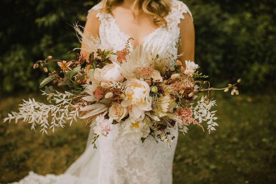 Bohemian Bridal Bouquet