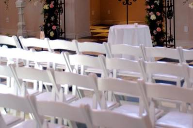 Wedding ceremony space