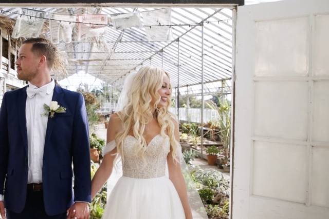 A Santa Barbara wedding portrtait