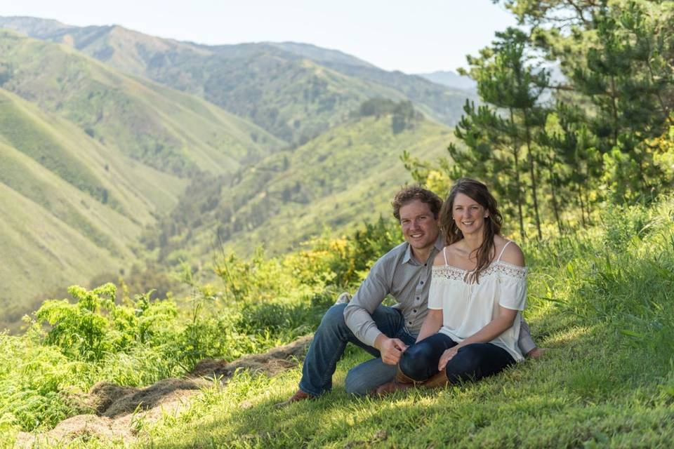 Jena & Jarlath, Big Sur engagement shoot!