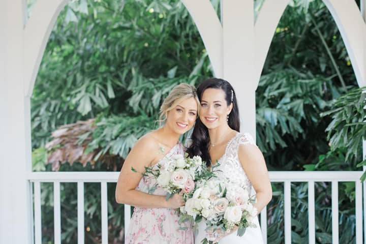 Bride and Maid of honor