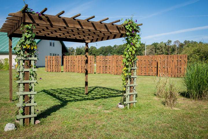 Pergola and Privacy Fence