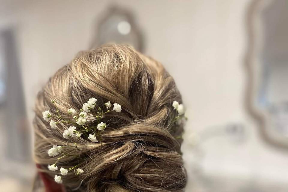 Bridesmaid updo