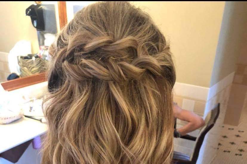 Bridal updo