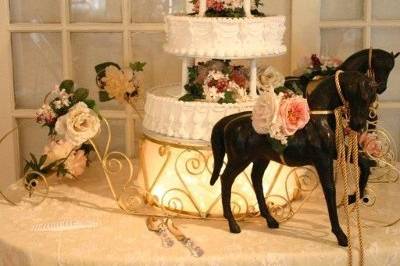 Potpourri of Silk Flowers and Cakes